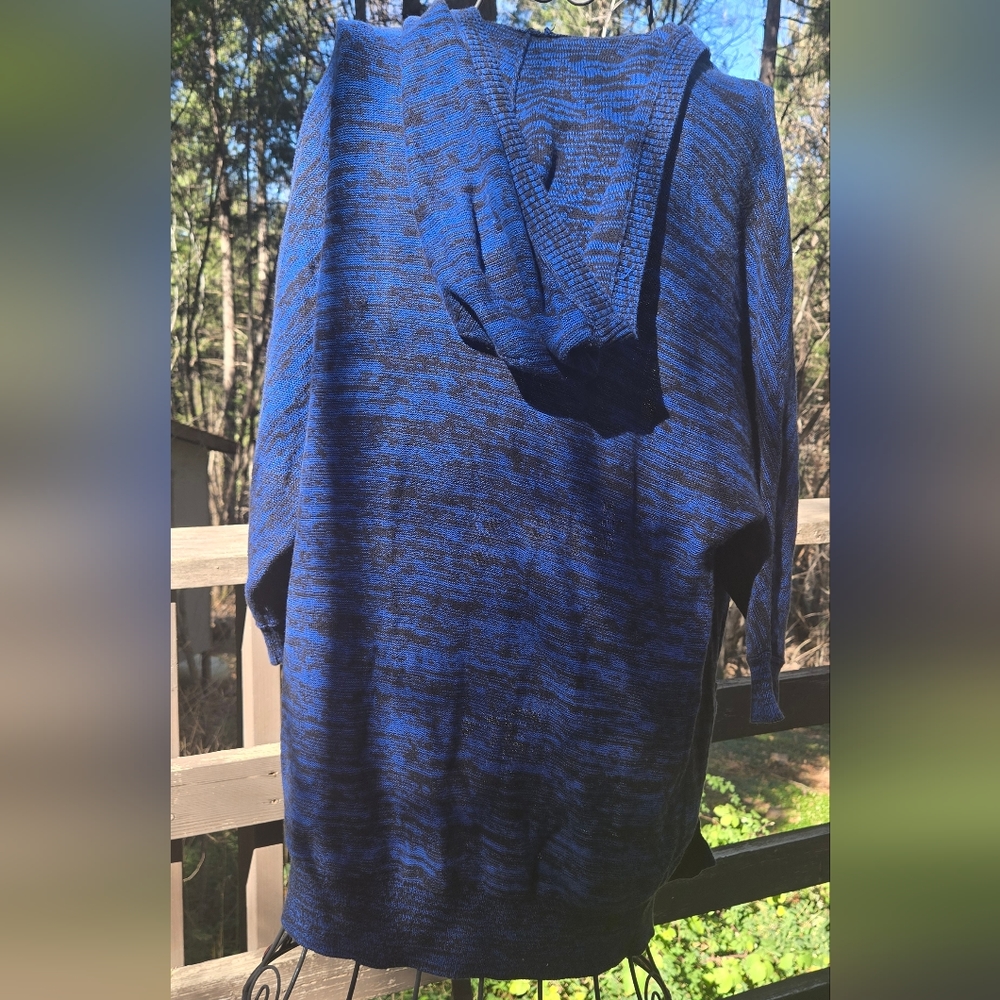 American Eagle Outfitters NWT Blue & Black Knit Cardigan szXS - Picture 6 of 7